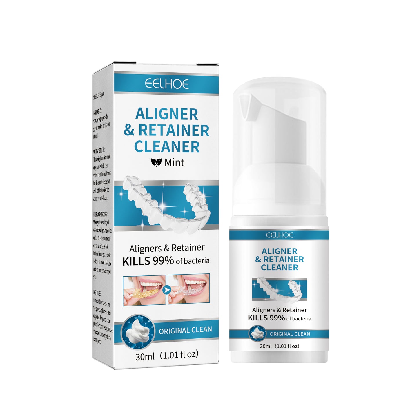 Denture Cleaner, Oral Cleaning Care Fresh Breath White Dentures Cleaner