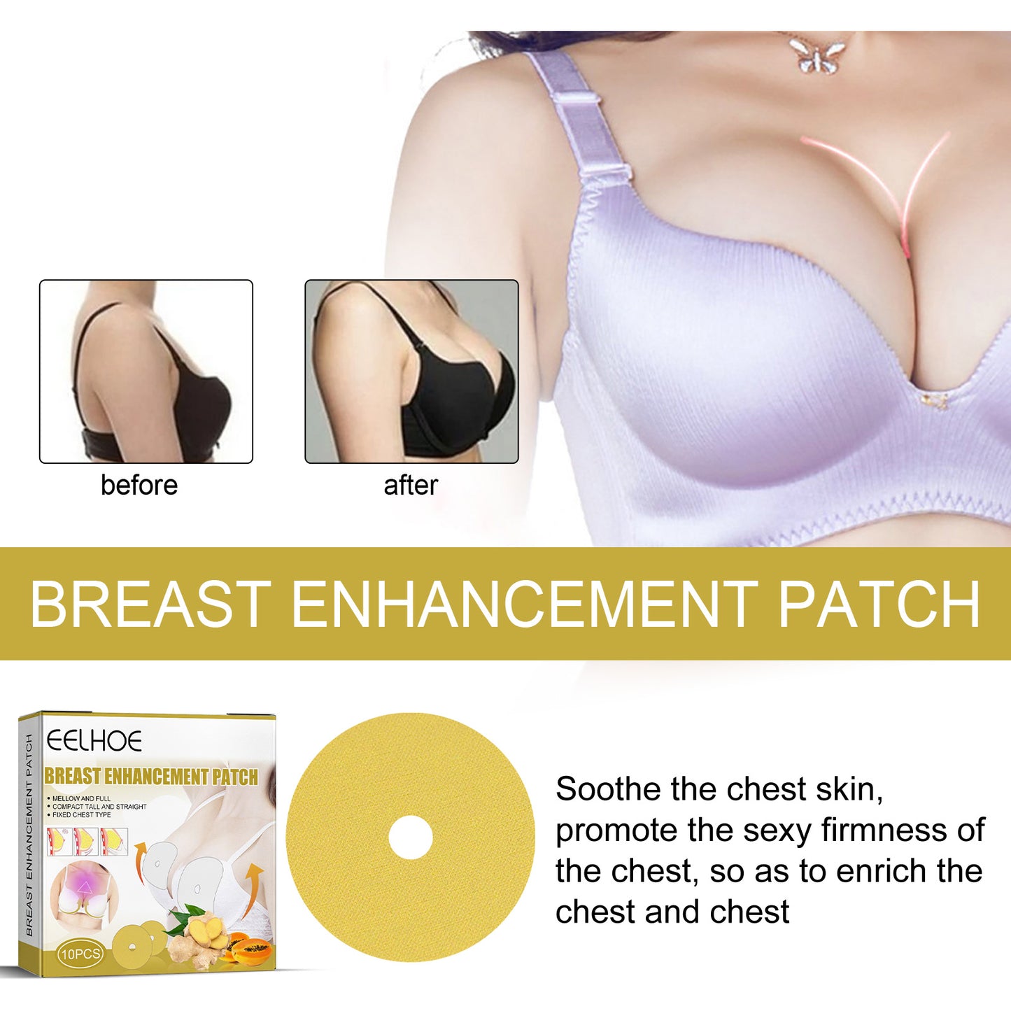 Breast Care Stick Ginger Breast Care Stick Plump Plump Firming Chest Lift Stick Breast Care