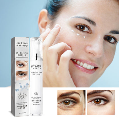 Collagen Peptide Eye Cream, Reduces Fine Lines Crow's Feet And Dark Circles Firming Eye Cream