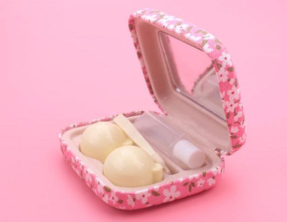 Cute Eyelash Case for Strip False Eyelashes Portable Lash Cases for Pretty Girl Smart Eyelash Tools