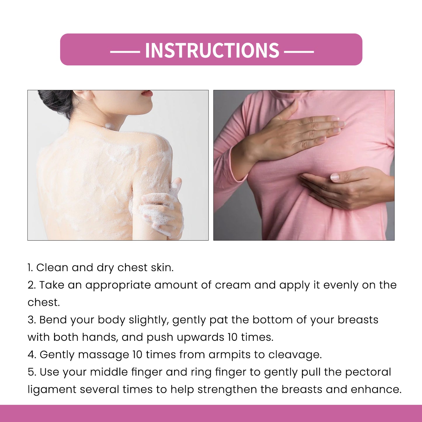 Breast Enhancement Cream, Firming Plumping And Lifting Breast Massage Cream