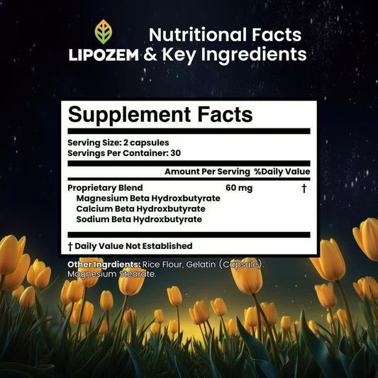 60 capsules of levorotatory LIPOZE liposomes