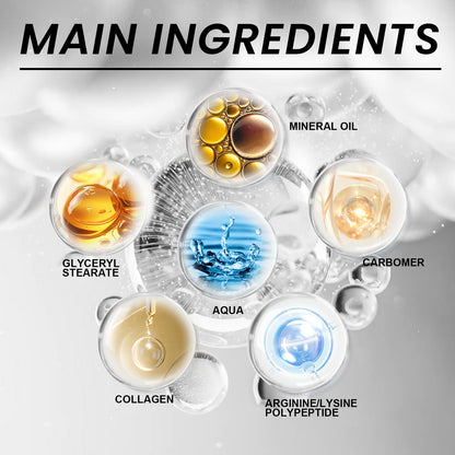 Collagen Peptide Eye Cream, Reduces Fine Lines Crow's Feet And Dark Circles Firming Eye Cream